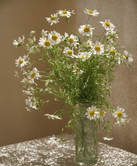 Flowers and shadow. SDXL