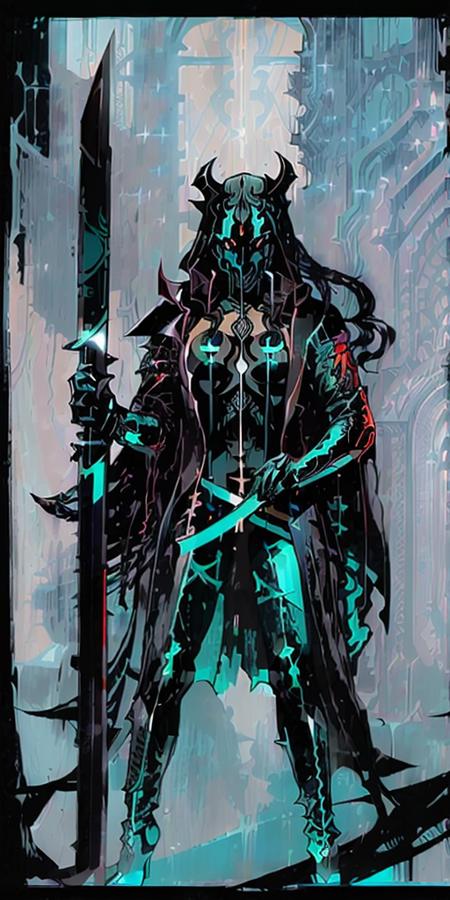 Cyberpunk 2077 Tarot card 512x1024