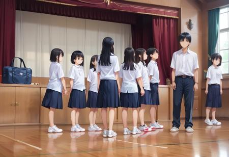体育館 Japanese school gymnasium PONY