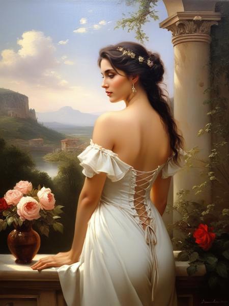 painting art romanticism XL by Happy Ai/07/romanticist painting/oil painting/fine art/landscape/scenes/interiors/outdoor scene/oil painting/fine art/oil on canvas/characters/illustration/paintings/art/architecture/environmental design/油画/绘画/絵画/그림/