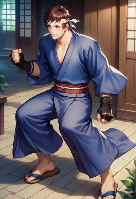 Shingo Yabuki (Multiple Outfits) - King Of Fighters (Pony) / (Illustrious)/ (SDXL)