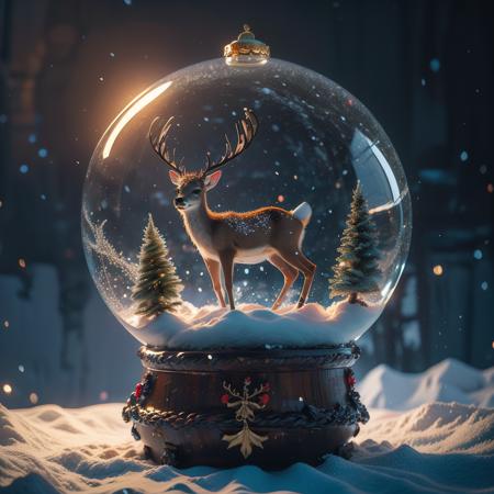 Christmas crystal ball