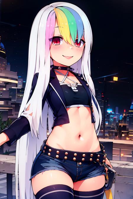 Roxy Rainbow: Midnight Raver (Citron OC)  [Pony & SD1.5]