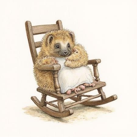 Beatrix potter drawing style FLUX and PDXL