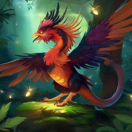 Magic Creatures: cockatrice! SDXL1.0