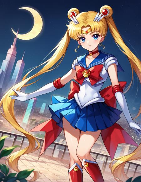 Usagi Tsukino (月野 うさぎ) / Sailor Moon (セーラームーン) - Sailor Moon (美少女戦士セーラームーン) - COMMISSION W/ DATASET