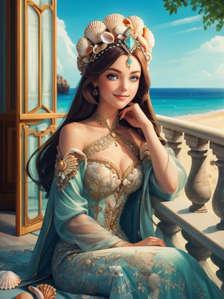 Sandy Toes and Seashell Smiles - Gown 8