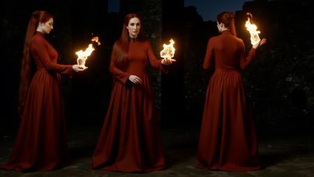 Melisandre of Asshai - Game of Thrones - Flux1.D