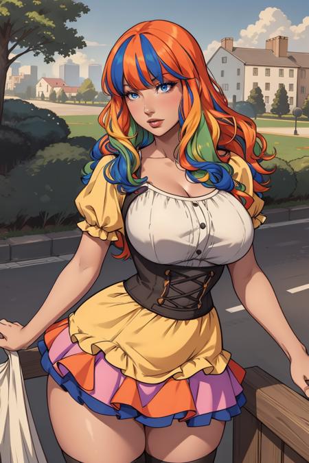 ?Hair Flair Collection? - Multi Color Hairstyle