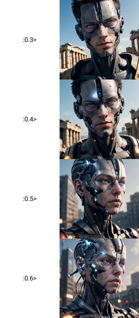 Rina's Robo Faces - Lora