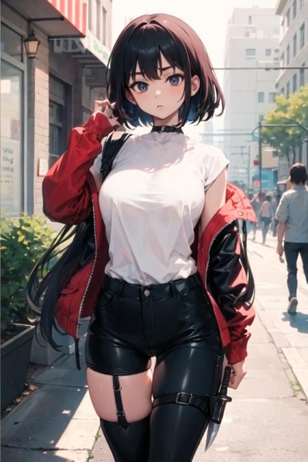 Knife thigh strap