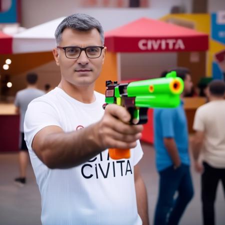 Ysuf Dikeç - Turkish Olympian Shooter - SDXL