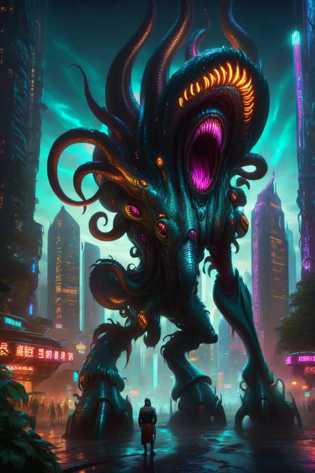PAseer's Cthulhu Mythos SDXL Dark Young of Shub Niggurath