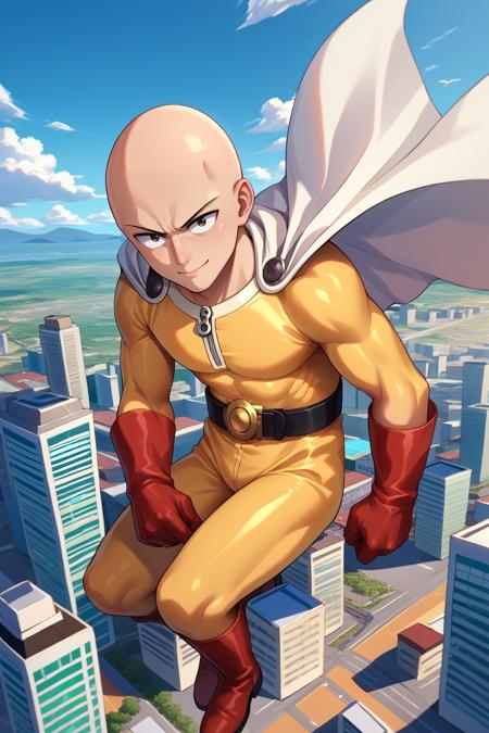 Saitama サイタマ | One Punch Man | 2 Outfits [Pony XL]