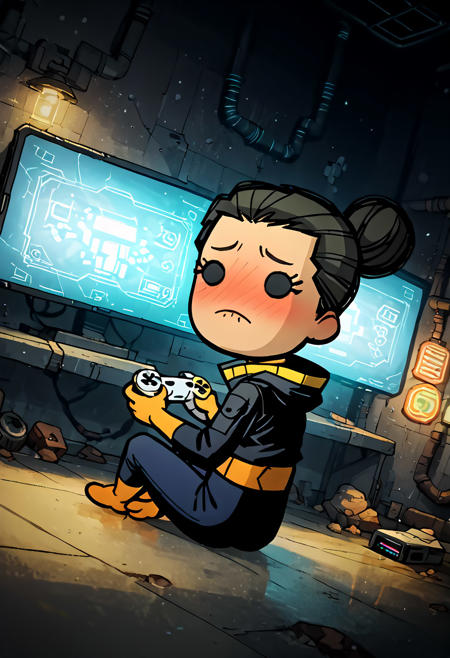 Oxygen Not Included style (Klei entertainment)