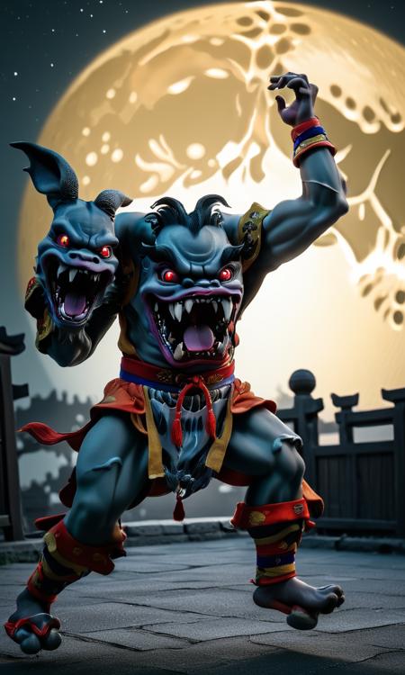 Monster Codex-XingTian | 怪物志-百鬼-刑天