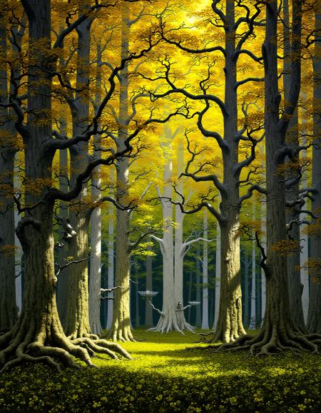 Tolkien's Middle Earth - Ted Nasmith style (Flux)