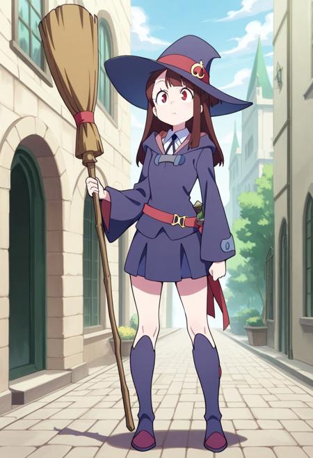 Atsuko Kagari - Little Witch Academia (Commission) - Pony + Illustrious