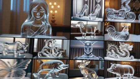 XL Realistic ice carving art style版本v1.0 (ID: 308388)