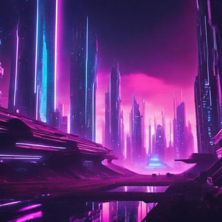 Futuristic City Concept Art (VW Style)
