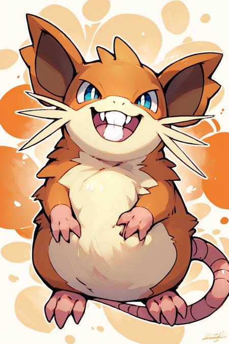 Raticate: Hyper Fang Pokémon | ラッタ (Pokedex #0020) [Pony]