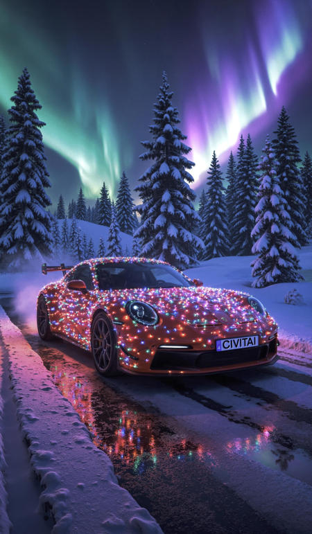 ❄️☃️ Blue Team Model ☃️❄️ Christmas Light Cars