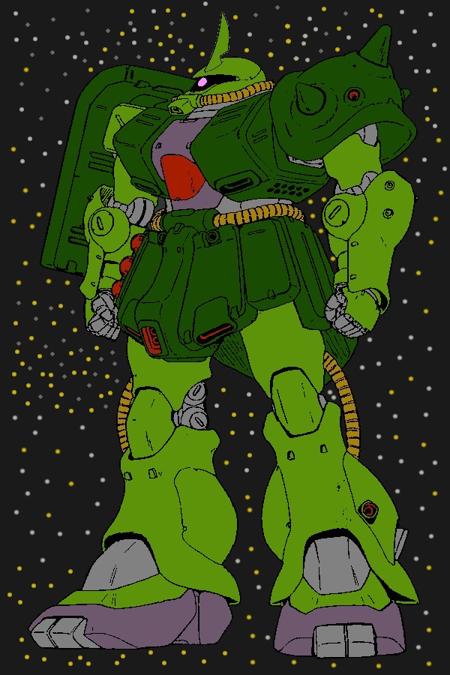 MS-06FZ Zaku II Kai Commander Character LORA版本v1.0 (ID: 178073)