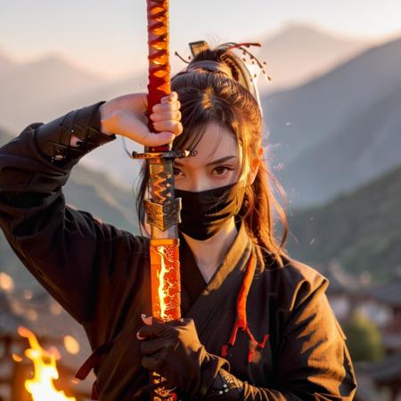 Battōjutsu pose1 拔刀 | SDXL