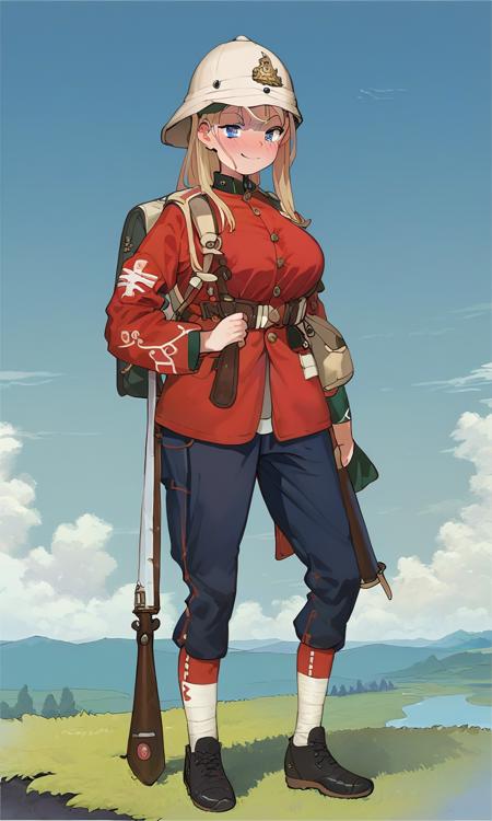 Red coat:british army uniform