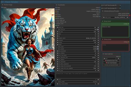 SDXL/Pony Face & Upscale + Civitai Metadata