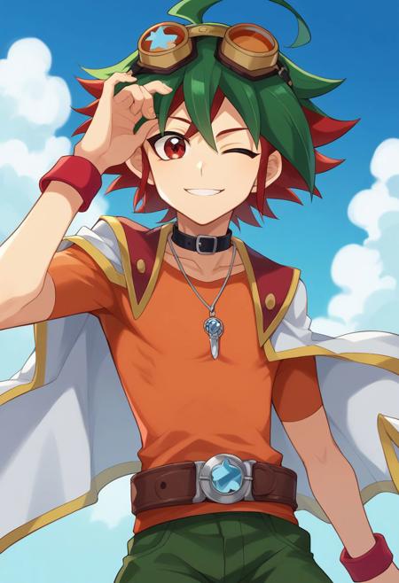 Yuya Sakaki - Yu-Gi-Oh! Arc-V - Pony + Illustrious版本Pony - 1.0 (ID: 588275)
