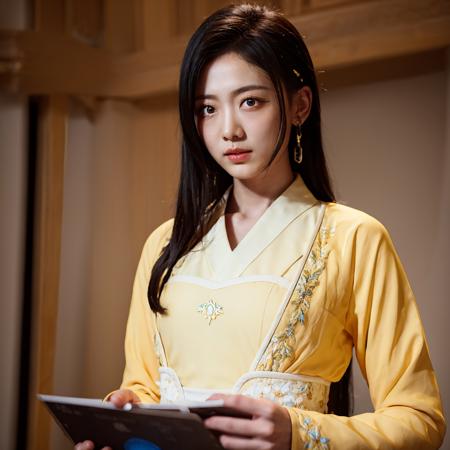 衣服-古装黄裙版本v50 (ID: 107047)