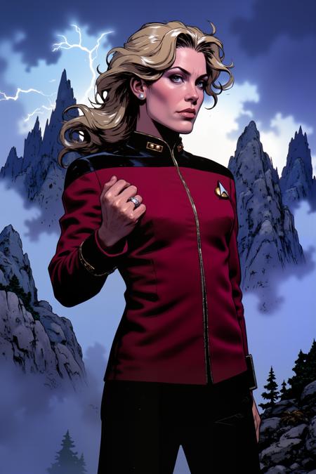 Star Trek TNG uniforms (5 variants) (Flux)