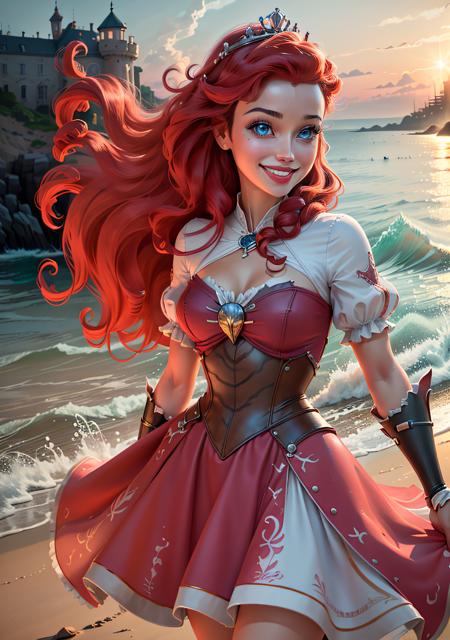 Ariel (The Little Mermaid) Princess Disney - SD 1.5 | XL PONY - by YeiyeiArt