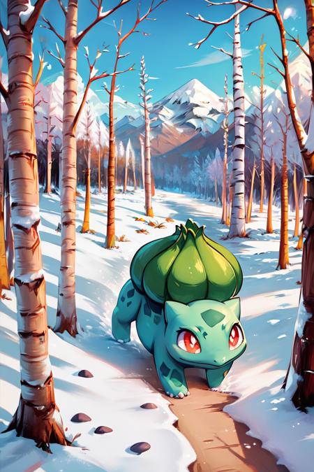 Bulbasaur (Pokemon) (Pokedex #0001) [Pony & SD1.5]