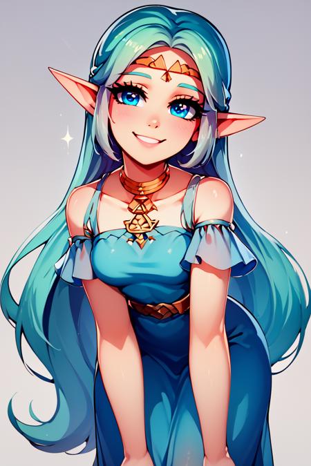 Nayru (The Legend Of Zelda: Oracle of Seasons) [Pony & SD1.5]