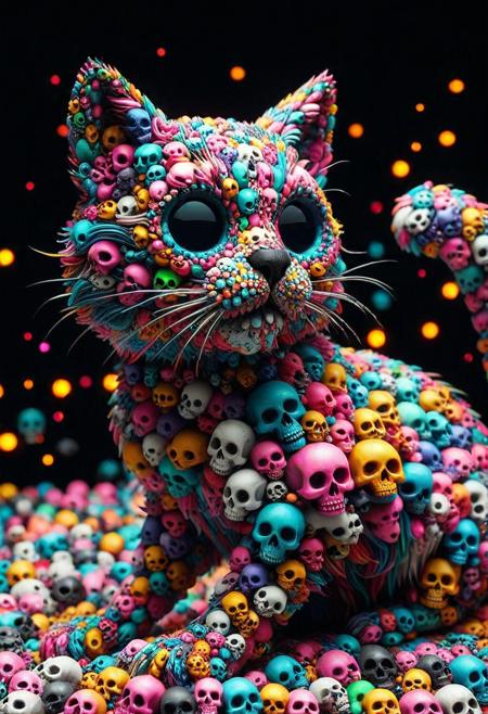 Colorful Skulls - World Morph版本v1_Alt (ID: 660057)