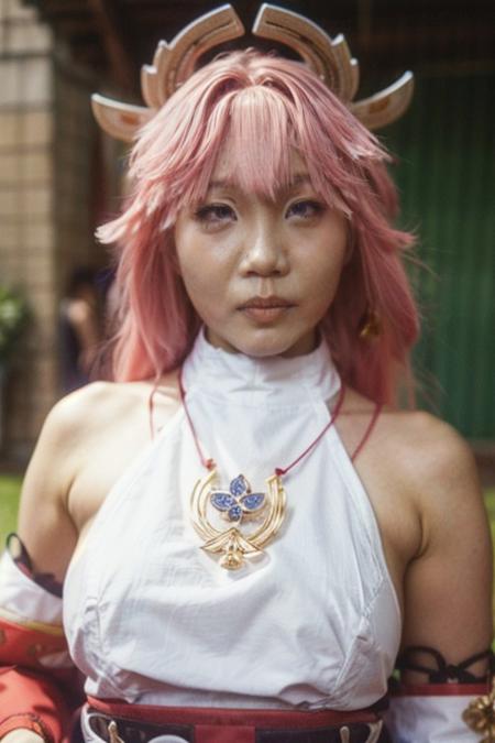 Taiwanese Anonymous Cosplayer - Yae Miko  from Genshin Impact