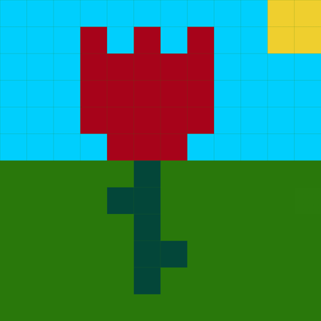 Pixel Art 12 x 12