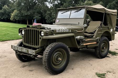 Willys MB - Willys jeep - American WW2 military vehicle
