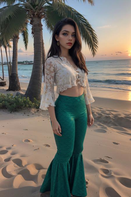 Mermaid Bellbottom Pants