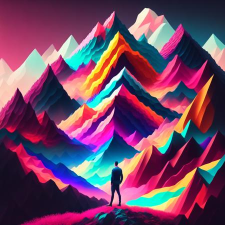 djz Neon Peaks [ LORA ]