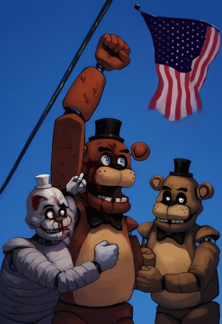 PonyXL + Illustrious Freddy Fazbear FNAF / Five Nights at Freddy's