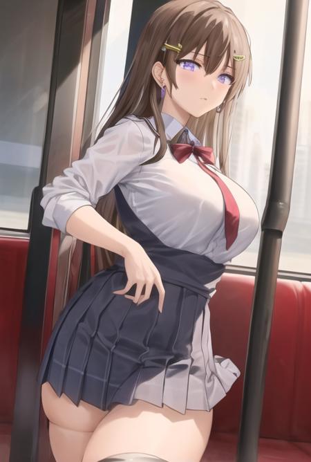Man'in Densha - Hentai protagonist + style