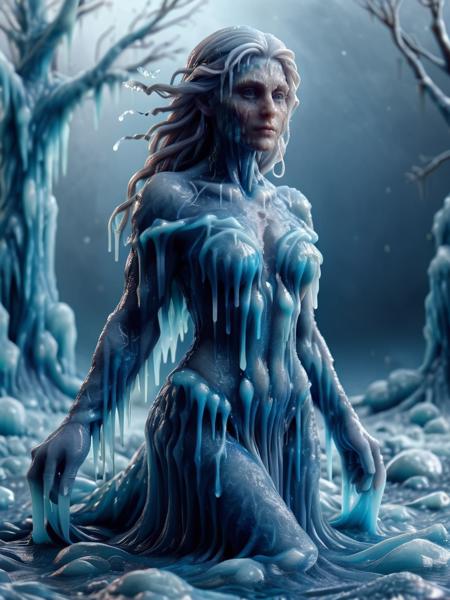 Frozen Slime Style [SDXL]