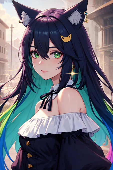 Victorian Fox Girl Set (Textual Inversion)