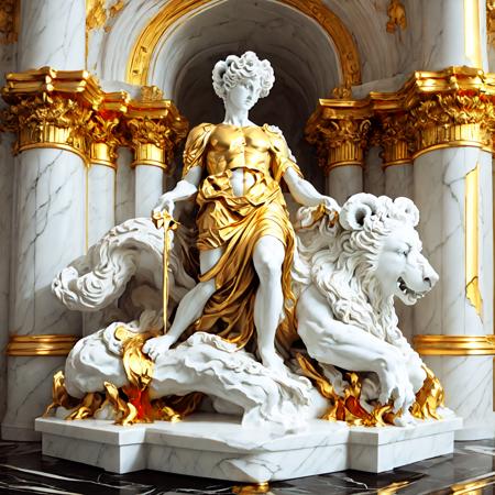 White and Gold Marble - Dream-like Architecture