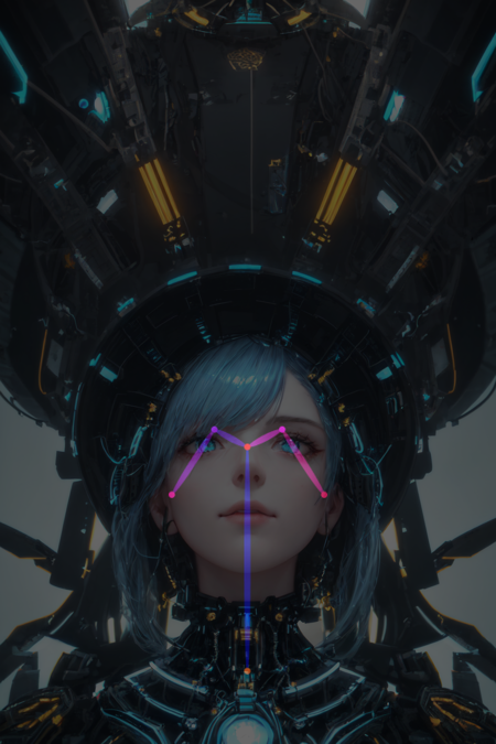 Character head concept poses (openpose + 3d for depth maps)