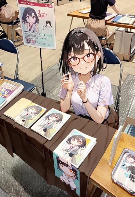 同人誌即売会 / Doujinshi convention SDXL
