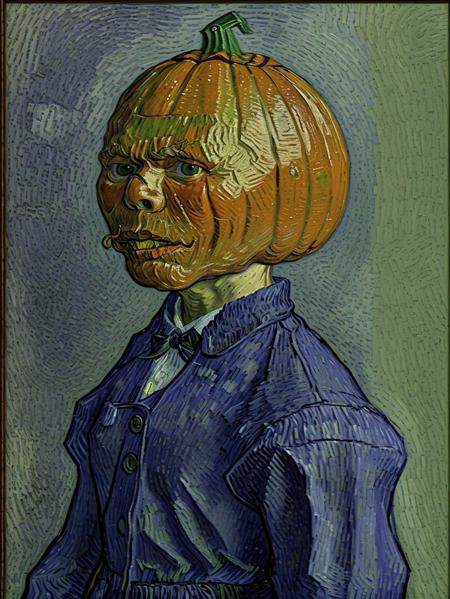 SD1.5 Pumpkin Head LoRA
